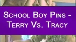 School Boy Pins – Terry Vs. Tracy